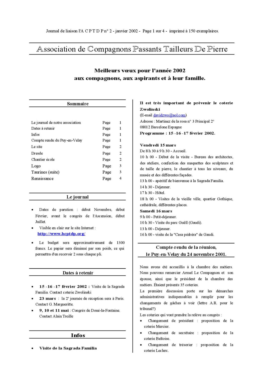 VDP n°2 – janv. 2002