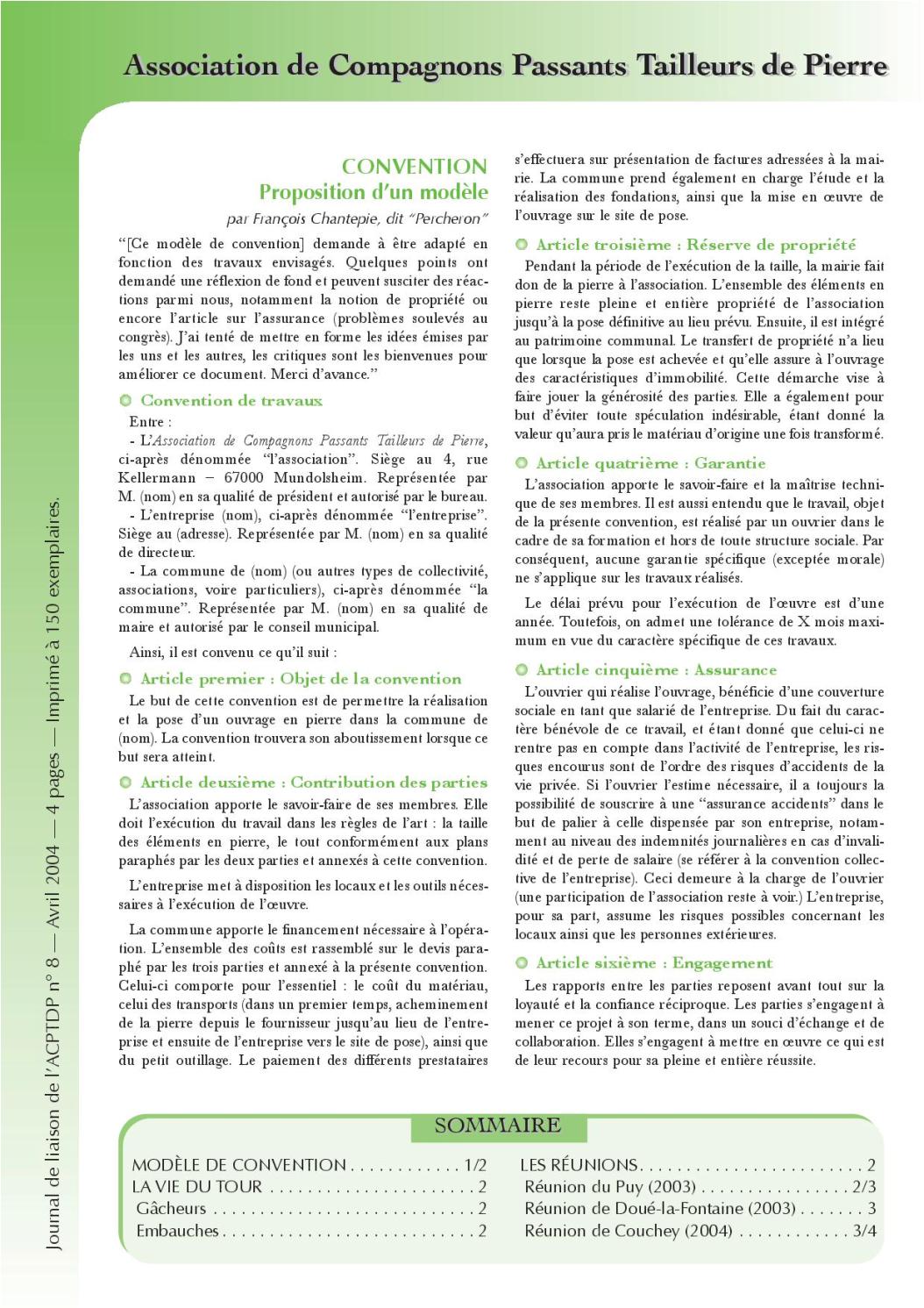 VDP n°8 – avril 2004