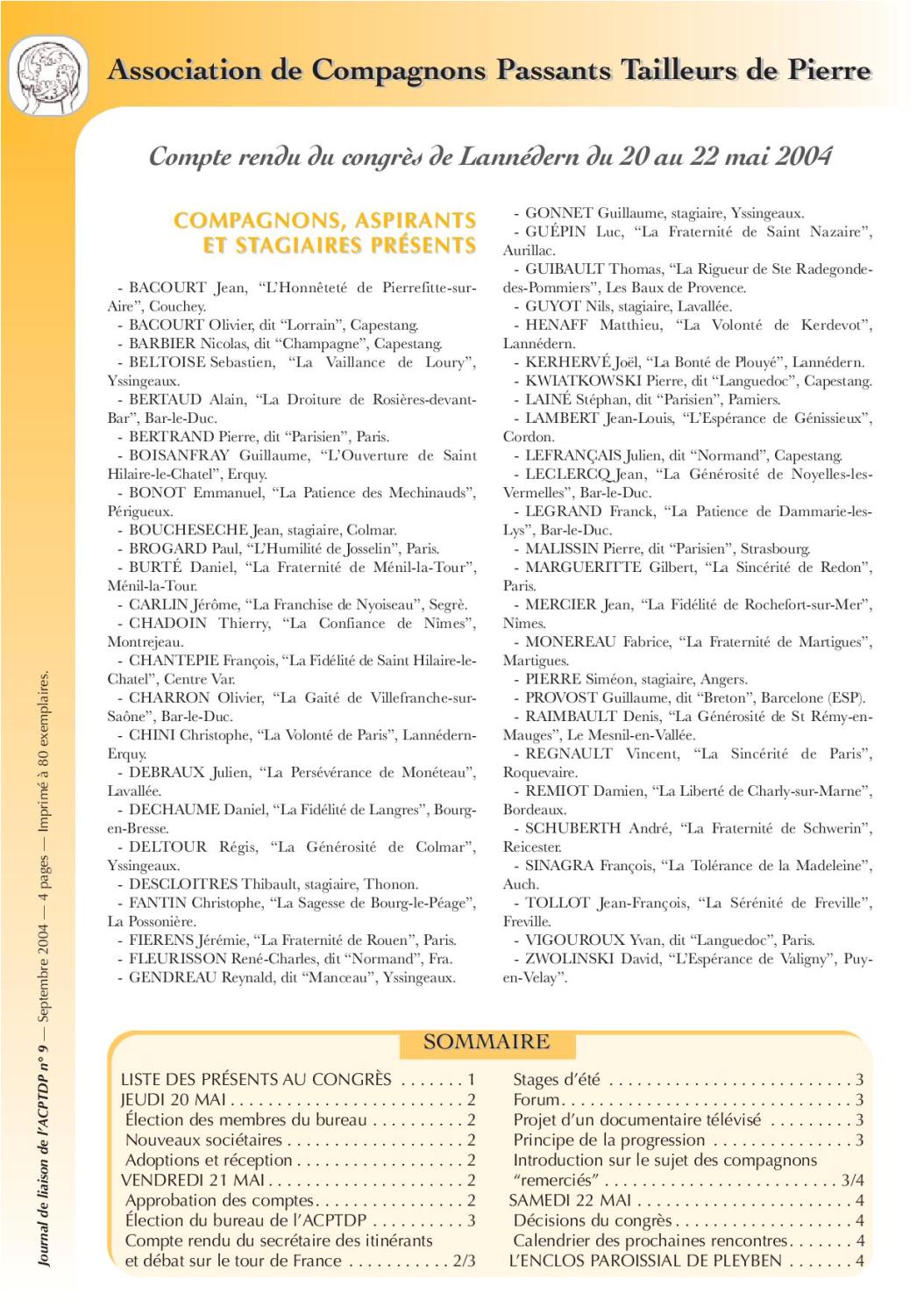 VDP n°9 – sept. 2004